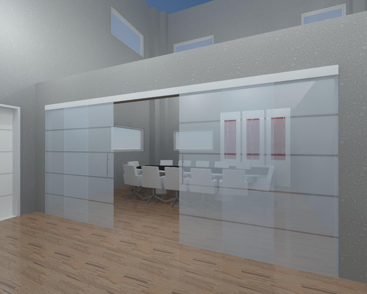 3D Rendering Conference Room